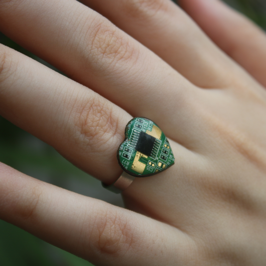 Tech Heart Ring