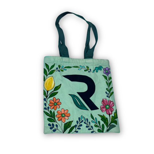 Customized Blossom Bird Canvas Tote bag