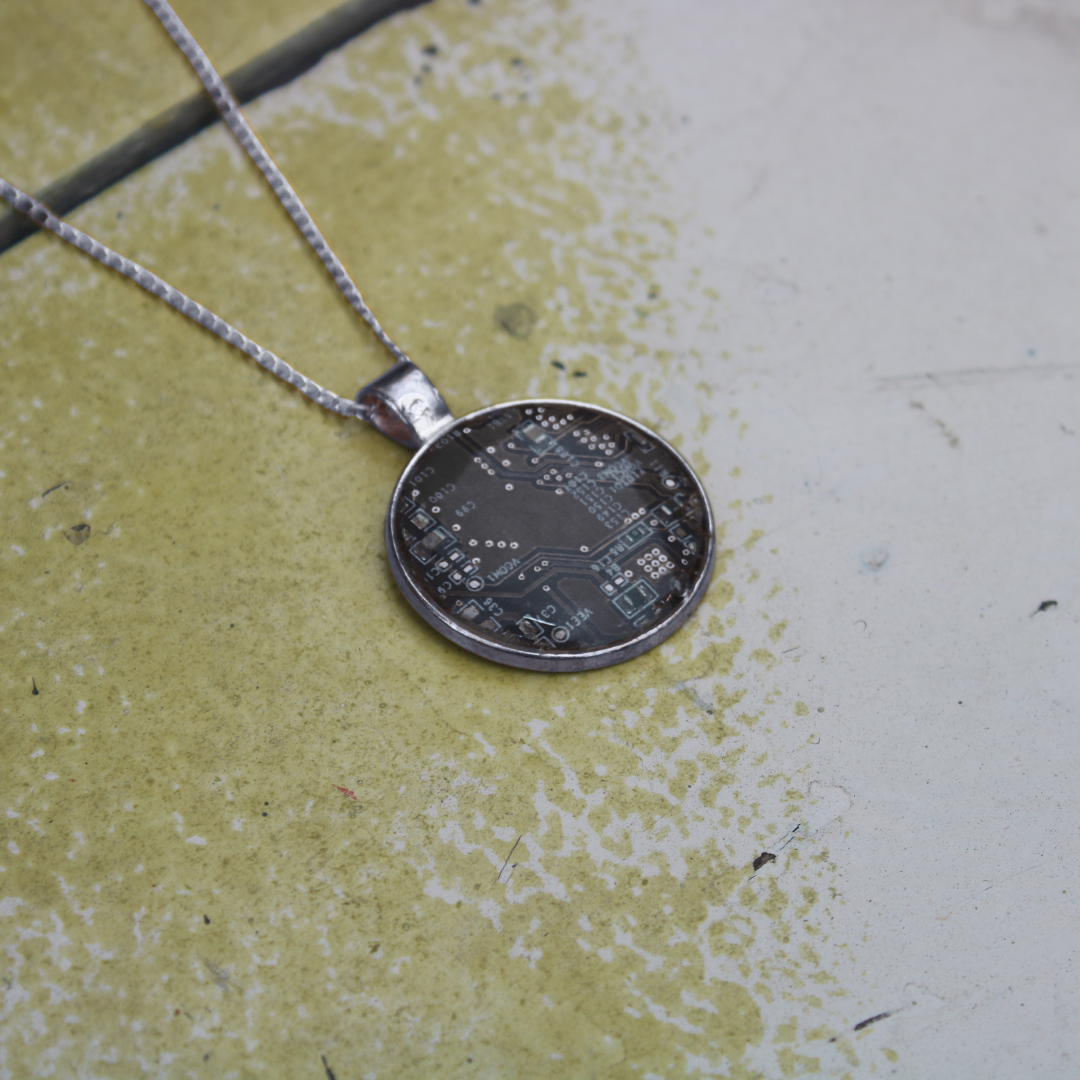 Circuit Sphere Necklace