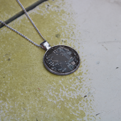 Circuit Sphere Necklace