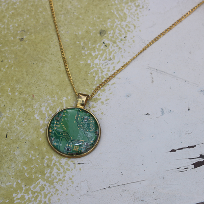 Circuit Sphere Necklace