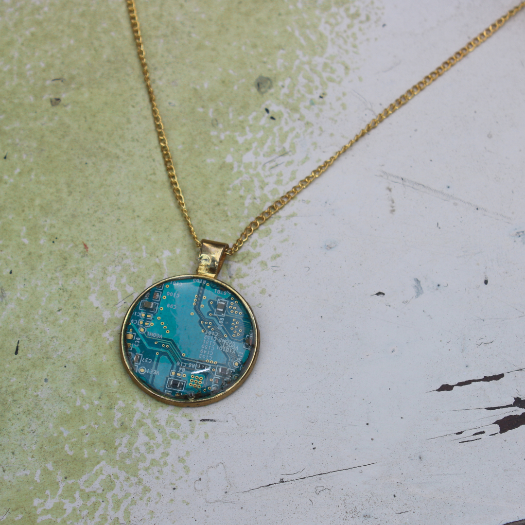 Circuit Sphere Necklace