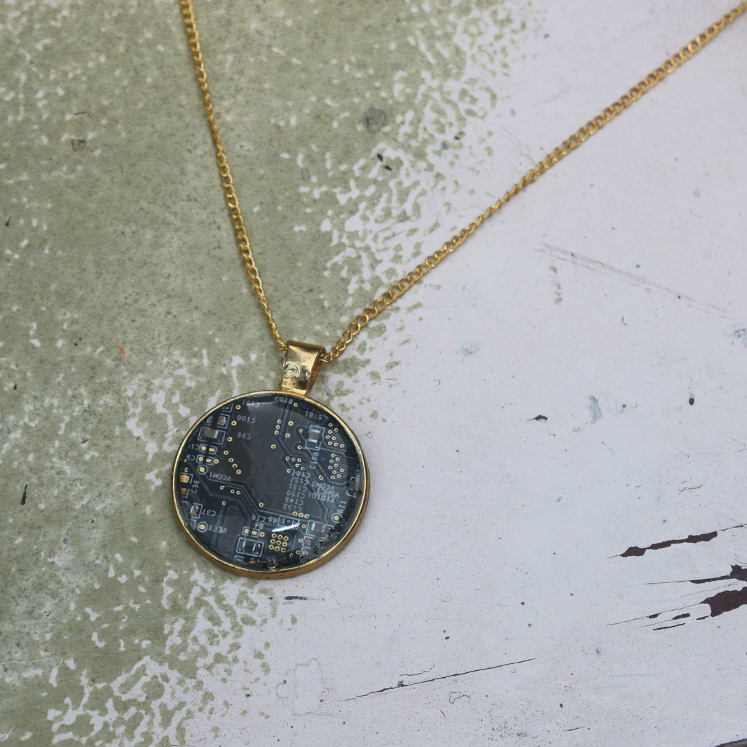Circuit Sphere Necklace