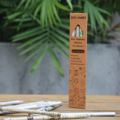 Eco Friendly Newspaper Pencils
