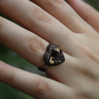 Tech Heart Ring