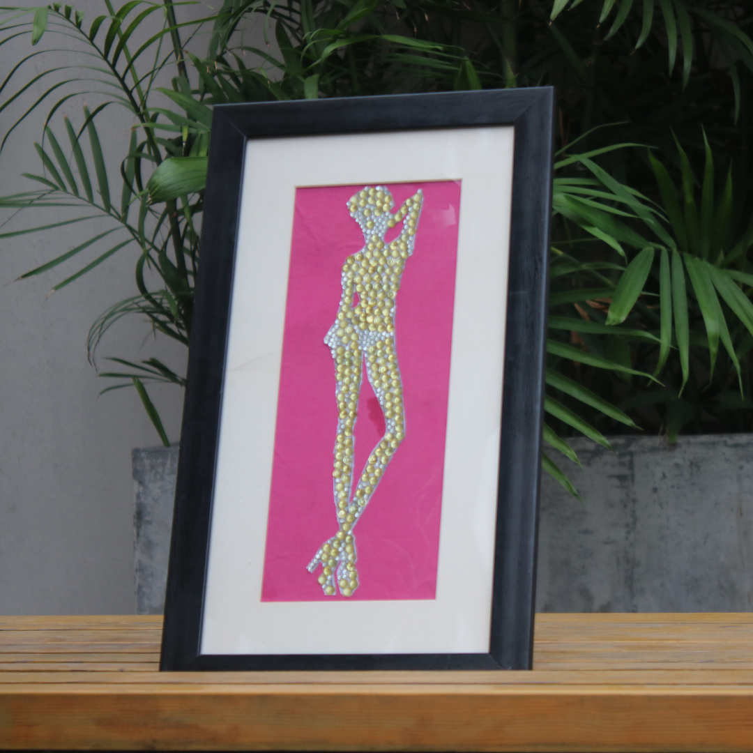 Shimmery Elegance Wall Frame