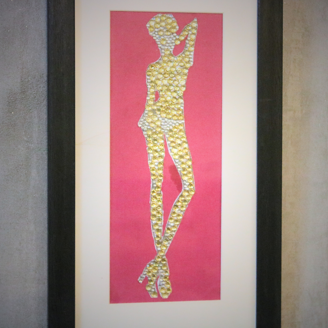 Shimmery Elegance Wall Frame