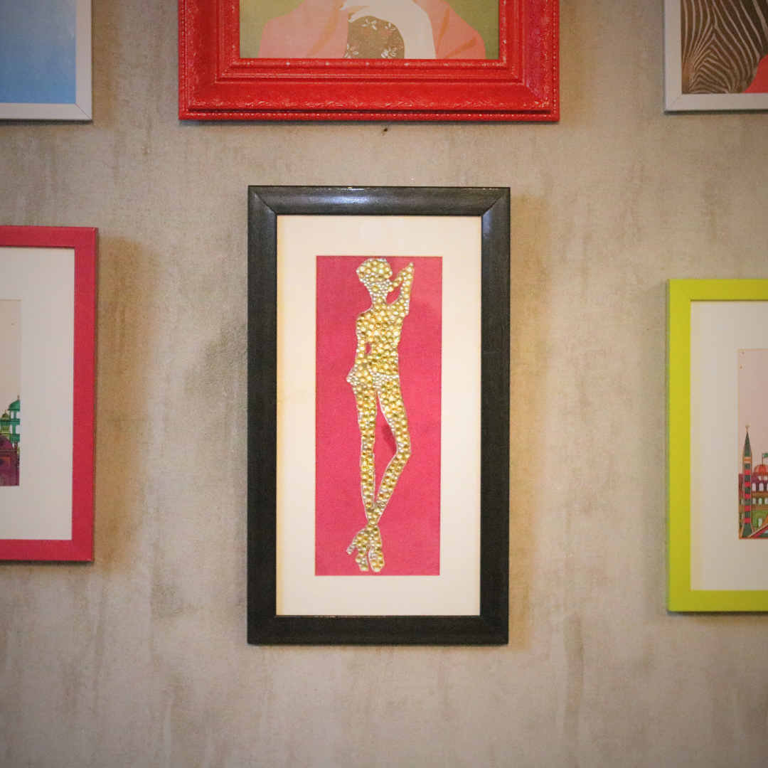 Shimmery Elegance Wall Frame