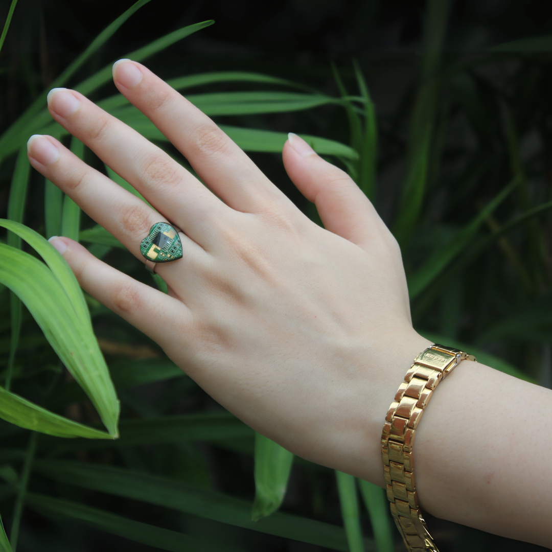 Tech Heart Ring